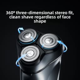 ENCHEN BlackStone Men Electric Shaver 3D Floating Head Anti Pinch 1H Fast Charge Pop Up Sideburn Trimmer Portable Beard Razor