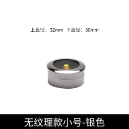 Jewelry Storage Box Gemstone Box Metal Plating Transparent Round Rotating Surface Bare Stone Color Diamond Display Box