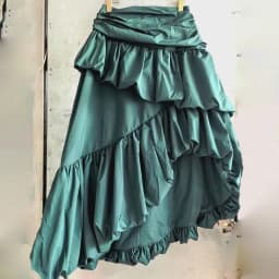 TWOTWINSTYLE Patchwork Folds Irregular Skirts for Women High Waist Solid Loose Minimalist Skirt Female Fashion Clothing New 2026