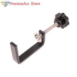 1Set Bench Pin Clamp V-Slot Fixing Clip For Workbench Wooden Adjustable Jewelry Clamp Tool