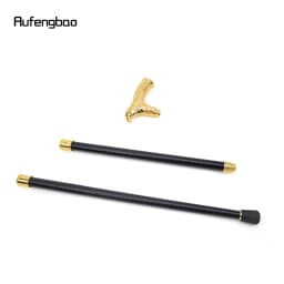 Gold Luxury Eagle Head with Rhinestone Walking Cane Fashion Walking Stick Gentleman Elegant Cosplay Cane Knob Crosier 93cm
