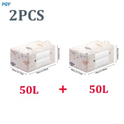Big Capacity Storage Bag 4/2/1PCS Quilt Clothes Moisture Dust Proof Organizer Duvet Blanket Sorting Bags Luggage Bag