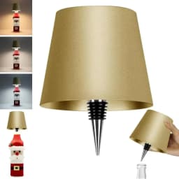 Lampe De Table En Forme De Bouteille Sans Fil, Commande Tactile, 3 Couleurs, Gradation En Continu, Veilleuse Adaptée Au Bar,