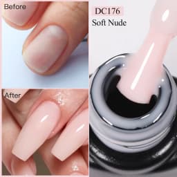 7ML Nude Quick Extension Gel Nail Polish Milky White UV Construct Hard Gel Semi Permanent Acrylic Extension Nail Art Varnish