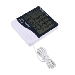 HTC-1 HTC-2 LCD Electronic Digital Temperature Humidity Meter Home Thermometer Hygrometer Indoor Outdoor Weather Station Clock
