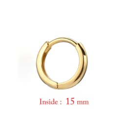Single Minimal Gold Color Tiny Cartilage Hoop Earrings Glossy Earring Piercing Accessory Trendy Small Huggie Women Hoops For Men