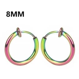Non-pierced Earrings Clip On Retractable Earrings Men Women Ear Clips Classic Hip-hop Hoop Ear Bone Buckle Earrings Accessories