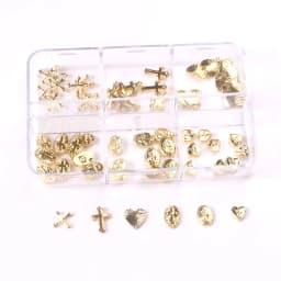 10pcs Nail Art Alloy Rhinestones Decorations Moon Magic Wand Various Shape Nail Charms Jewelry Luxury Shiny Strass Accessories