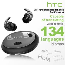 HTC NE76 Sleep Bluetooth Earbuds, AI Translator Earbuds Mini Wireless Headphones 3g Ultra-Lightweight Comfort Sleep Friendly