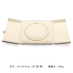 Pearl Necklce Gift Box Velvet Necklace Packaging Box Ring Holder Display Showcase Pendant Organizer