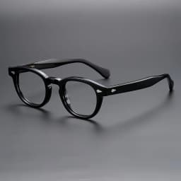 MOSCOT Style LEMTOSH Glasses Luxury Classic Tortoise Black Round Vintage Acetate Frame Unisex Celebrity Inspired Eyewear