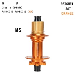 MTB Rear Hub 32H 36T Alloy Boost148mm XD HG MS Freewheel 6 Colors Lightweight Mountain Bike Bicycle Cycling Parts Back Wheel Hub
