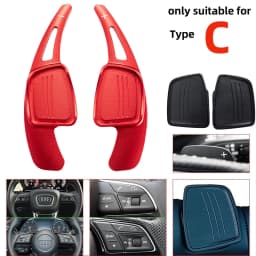 2026 Aluminum alloy Steering Wheel Paddle Shift For Audi 2017 2018 2019 S3 S5 SQ2 SQ5 TT A3 8V A4 A5 Q2 Q3 Q5 Q7
