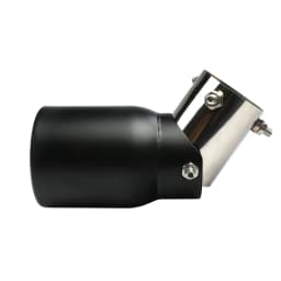 Stainless Steel Exhaust Tip 63mm/3.5"89mm Adjustable Universal Fit for Car SUV Single Rolled Edge Exhaust Pipe Tip with Bolt-On