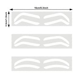 2024 Disposable Eyebrow Design Stencil Eyebrow Tint Airbrush Auxiliary Sticker for Brows Shaping with Single EyebrowsType Option