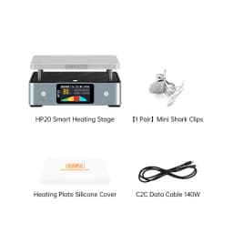 ALIENTEK HP20 Hot Plate Preheater MINI Heating Plate Soldering Station PD3.1 Digital Constant Temperature 350° Heating Tool 200W