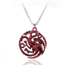 Dragon House Keychain Targaryen Dragon Shape Keyring for Fan Collection Accessories Friends Gift