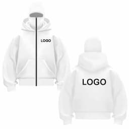 Customized Double-hooded Zipper Hoodies Men Personality Printed Long Sleeve Zip Up Sweatshirts Women Ninja Mask Pullovers Jacket