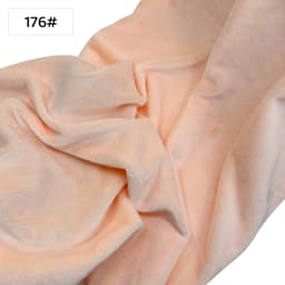 3mm Pile Crystal Super Soft Plush Fabric For Sewing 100 Polyester Comfortable And Soft Eco-Friendly Fabric 45x50cm Free Shipping