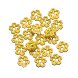 20Pcs 4mm Mini Buttons Flower Shape Metal Buckle Doll Clothes Buckles DIY Sewing Material Dolls Clothing Accessorie