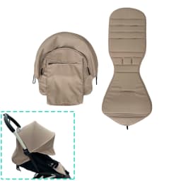 MomTan Stroller Replacement Colth Set For YOYO ,YOYO+ ,YOYO2 Strollers , Waterproof Double Lay 1:1 Original Fabric