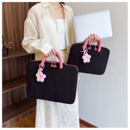 Puffy Laptop Sleeve 14/16 Inch Commuter Laptop Briefcase Notebook Sleeve Notebook Case Portable Handbag for Women