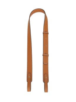 Adjustable No-Button Detachable Single Shoulder Strap Leather Bag Strap for Evelyn Basket Renovation Double-Layered Leather C...