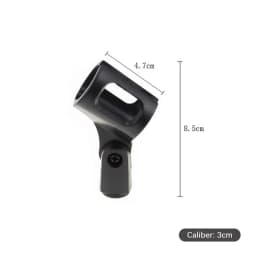 Portable Microphone Holder Adjustable Stretchable Durable Multifunction Practical Universal Stage Use Clip Stand Rotatable