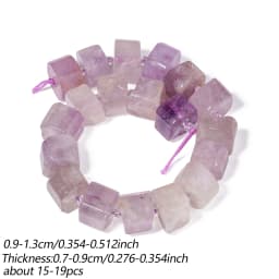 Natural Amethyst Amazonite Lapis Lazuli Beads 9-13mm Irregular Faceted Rondelle Shape Beads for Jewelry Making Accessories