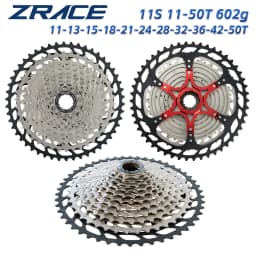 ZRACE Bicycle Cassette 8 9 10 11 Speed MTB Bike Freewheel 11-42T / 11-46T / 11-50T / 11-52T for ALIVIO / DEORE / SLX / XT