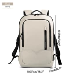 HK High-Quality Backpack 15.6-Inch Laptop Bag Men's Business Commuter Backpack Waterproof Oxford Fabric Lightweight Travel Bag