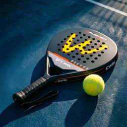 CWIN Full Carbon Padel Racket EVA Foam Core Precision Control Padel Tennis Racquet Comfortable Feel for Professional Players