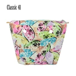 TANQU New Colorful Waterproof Inner Lining Insert Zipper Pocket for Classic Mini Obag Canvas  Inner Pocket for O Bag
