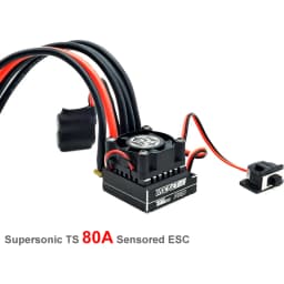 Surpass Hobby Rocket-RC Supersonic 380 8.5T 10.5T 13.5T 17.5T 2-3S Brushless Sensored Motor 80A 6-11V ESC For 1/12 1/14 RC Car
