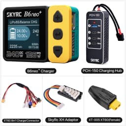 SKYRC B6neo / B6neo+ LiPo Battery Smart Balance Charger DC 200W PD 80W Input for RC Model Car Ship Boat Airplane