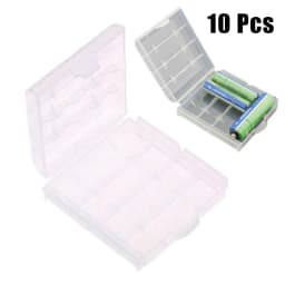 10Pcs/Set Battery Case Plastic Storage Box For 4xAA 5xAAA Batteries Protecting Case Cover Tool Container Batteries Parts