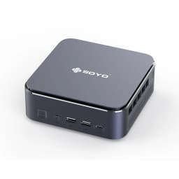 SOYO Mini Computers AMD Ryzen 3 4300U 16G LPDDR4 RAM 512 M.2 SSD ROM M5 Mini PC HDMI-compatible DP Dual 4K UHD for Home/Business