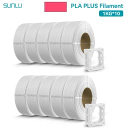SUNLU 10KG PLA/PLA PLUS Filament 1.75mm 1KG Without Tray 3D Printer Filament for 3D Pen & Refill Filament