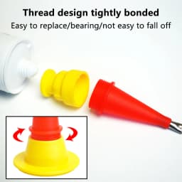 22/32PCS Universal Integrated Rubber Nozzle Tool Kit Stainless Steel Caulk Nozzle Tips Applicator Glue Silicone Caulking Tools