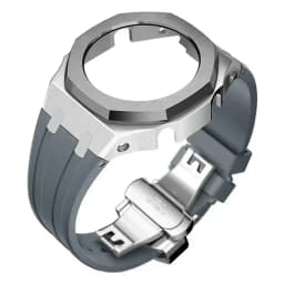 Mod Kit For Casioak GMAS2100 Stainless Steel metal Case Rubber Strap for Mod Kit GMA-S2100 4thGen Replacement shoc K Accessories