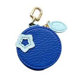 Cute Fruit Shape Leather Coin Purse Mini Zipper Earphone Bag Keychain Pendant Wallet for Women Girls Gift