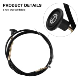 2-5m Stop Choke Bowden Cable 6mm/10mm Cars Commercial Control Bonnet Engine Flameout Line Fuel Throttle Trucks