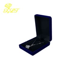Velvet Jewelry Box For Pendant Display Gift Storage Case Necklace Holder Pendant Packaging Box Elegant Jewelry Storage