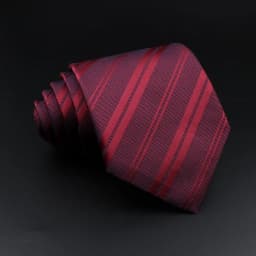 Men's Jacquard Classic Striped Tie 8cm Polyester Male Necktie For Business Wedding Party Suit Shirt Daily Wear Accessory Gift