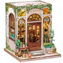 Original CUTEBEE Book Nook Kit DIY Doll House Bookshelf Insert Amazing Gift for Child Morita-Ya Japanese Style DIY Miniature Toy