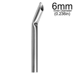 Body Piercing Tool Piercing Receiving Tube 1Pcs Stainless Steel for Ear Navel Tongue Piercing Work