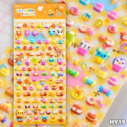4 pcs/lot New Arrival Cute Mini Animals Puffy 3D Stickers DIY Scrapbooking Sticker Diary Stationery Decorative School Supply