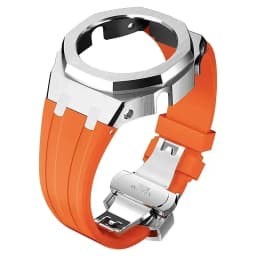 Mod Kit For Casioak GMAS2100 Stainless Steel metal Case Rubber Strap for Mod Kit GMA-S2100 4thGen Replacement shoc K Accessories