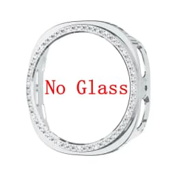 Cute Diamond Hollow PC Case For Samsung Galaxy Watch 9 40mm 44mm Protective For Galaxy Watch 8 44mm Cover Accessories No Glass