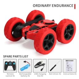 RC Stunt Car Children Double Sided Flip 2.4G Remote Control 360 Deree Rotation Off Road Drift RC Car Gifts